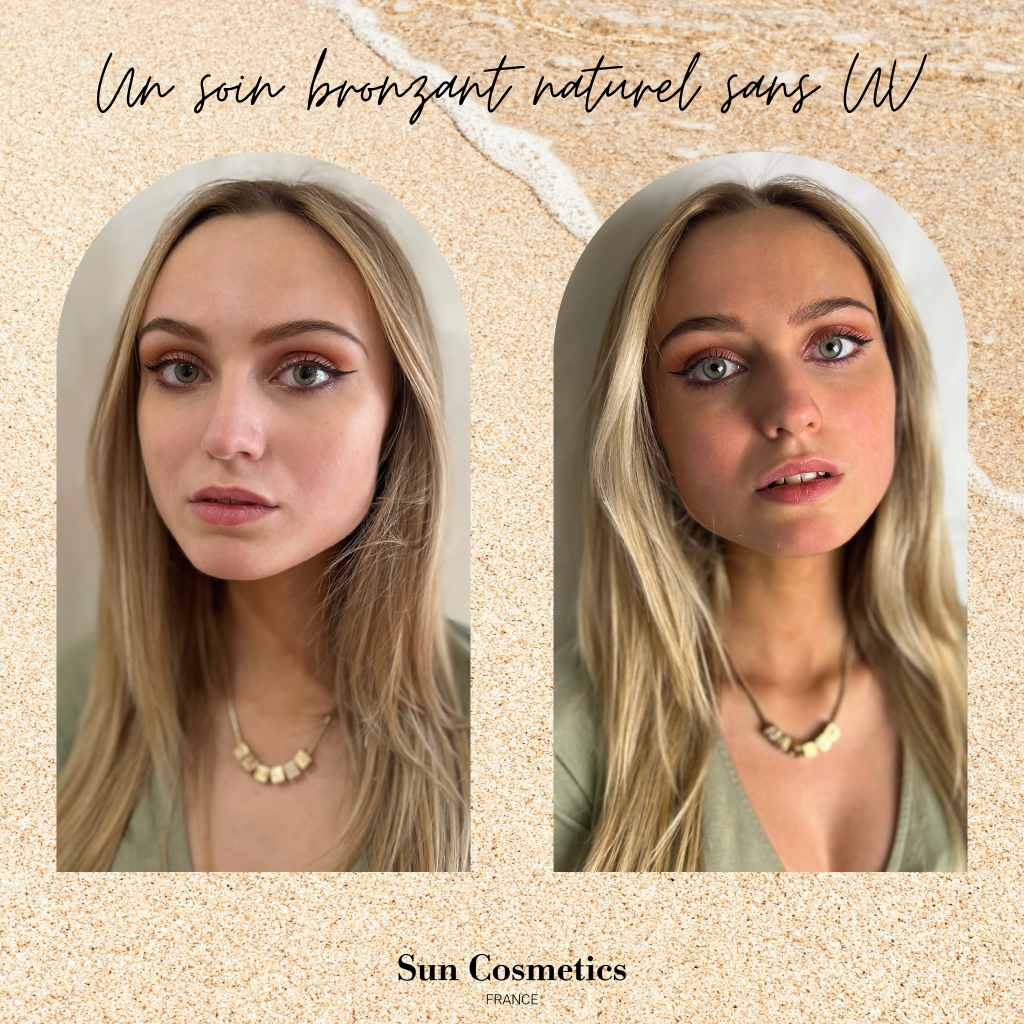 Avant et après un Bronzag' Expert Sun Cosmetics chez Terramassa près de Metz